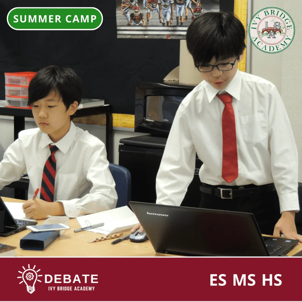 2025 Summer Camp Debate Ivy Bridge Academy