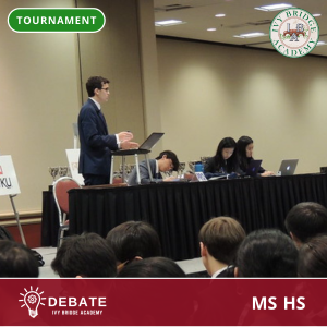 National Speech and Debate Season Opener Tournament [Online] (9/7-9/9/2024)