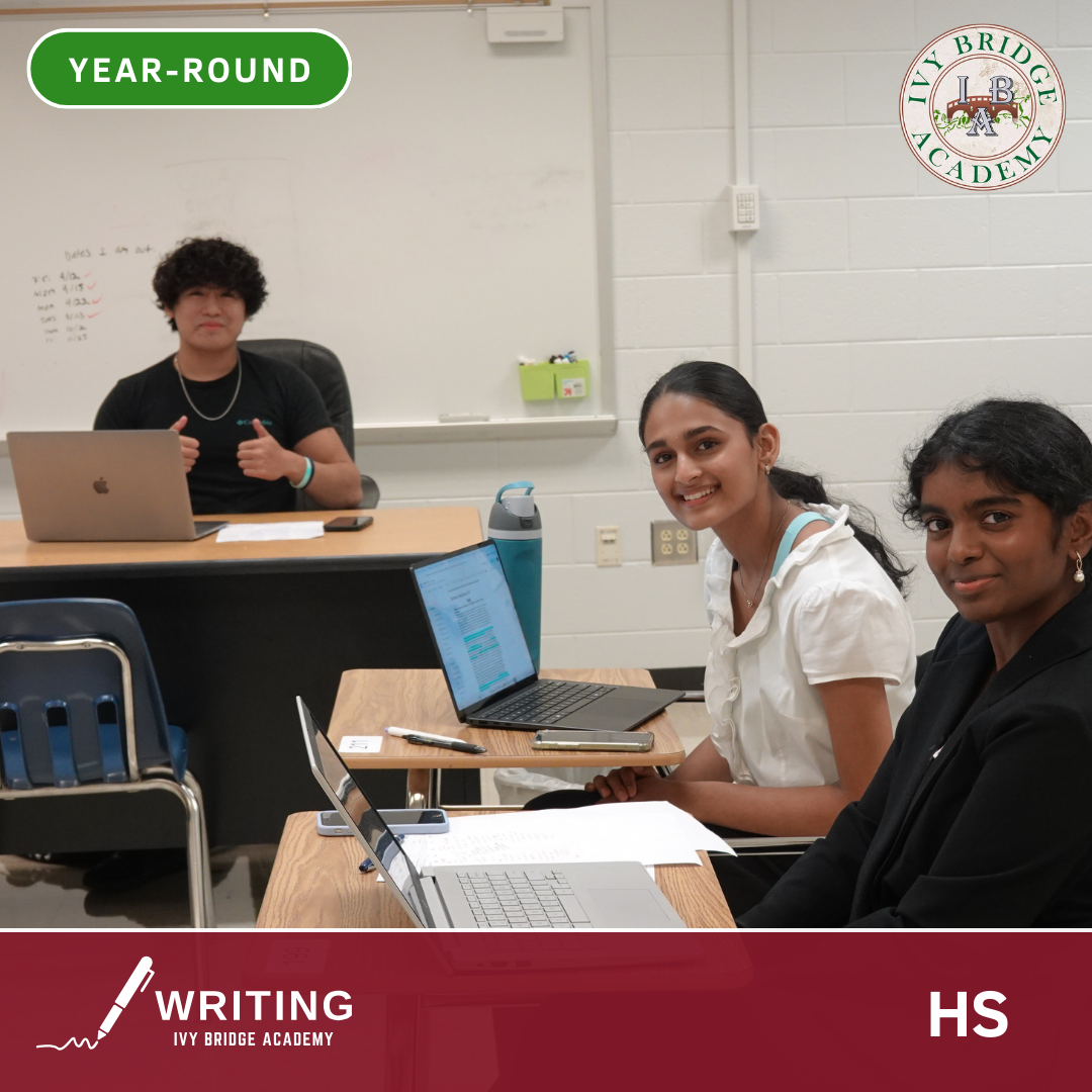 Year-Round HS Writing Tutoring - Ivy Bridge Academy
